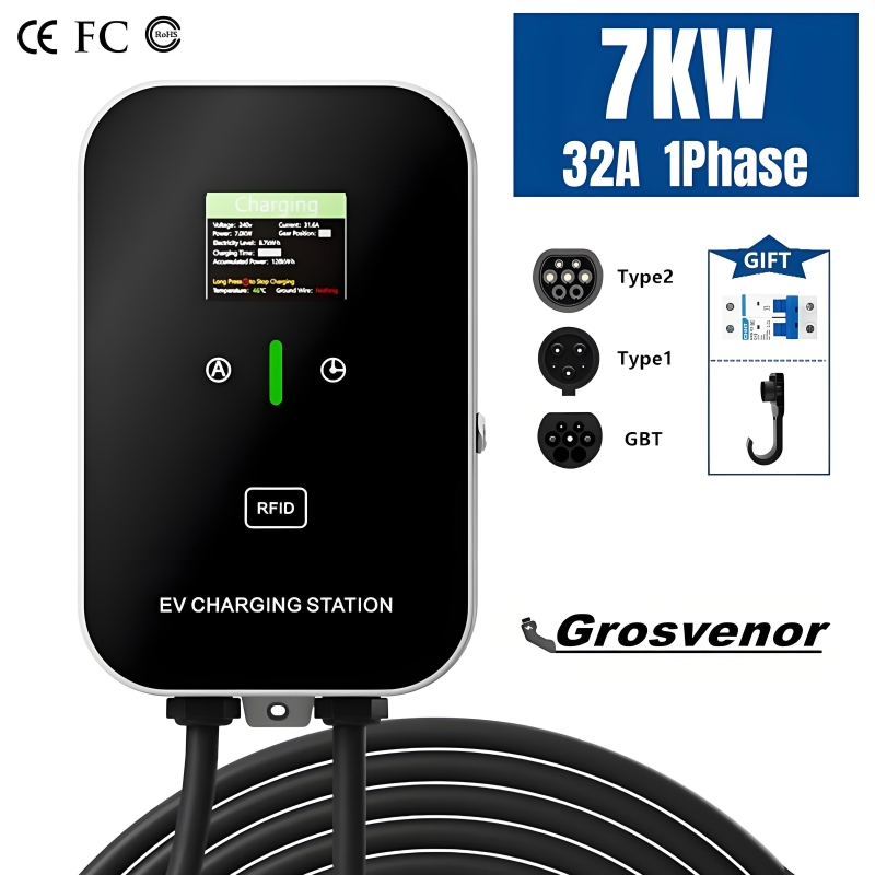 Wallbox Ev - Pengisi Daya Kendaraan Listrik Tipe2 7KW