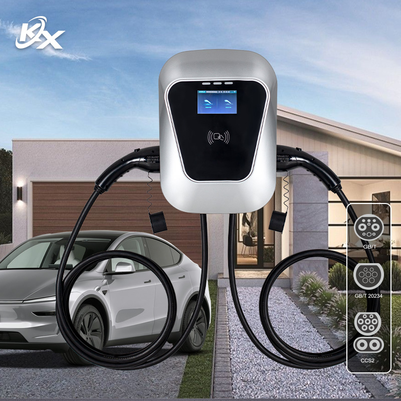 Type 2 Charger - Stasiun Pengisian Daya EV 14kW Dual