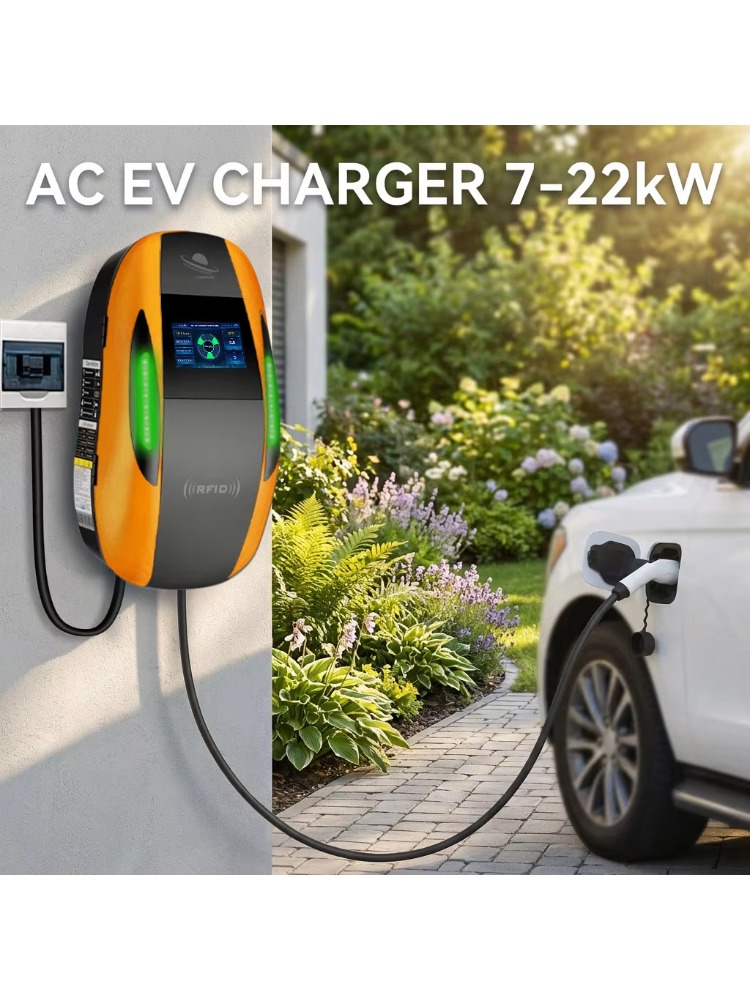 Pengisi daya AC EV tahan air d - Type 2 Charger ulasan dan harga