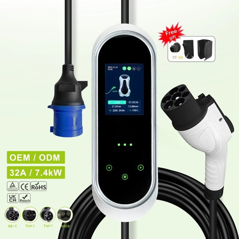Pengisi Daya EV Portabel GB/T  - Ev Charger ulasan dan harga