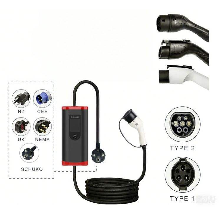 Pengisi Daya EV Portabel 7kw T - Ev Charger ulasan dan harga
