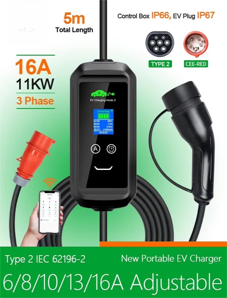 Pengisi Daya EV Portabel AC Kh - Ev Charger ulasan dan harga