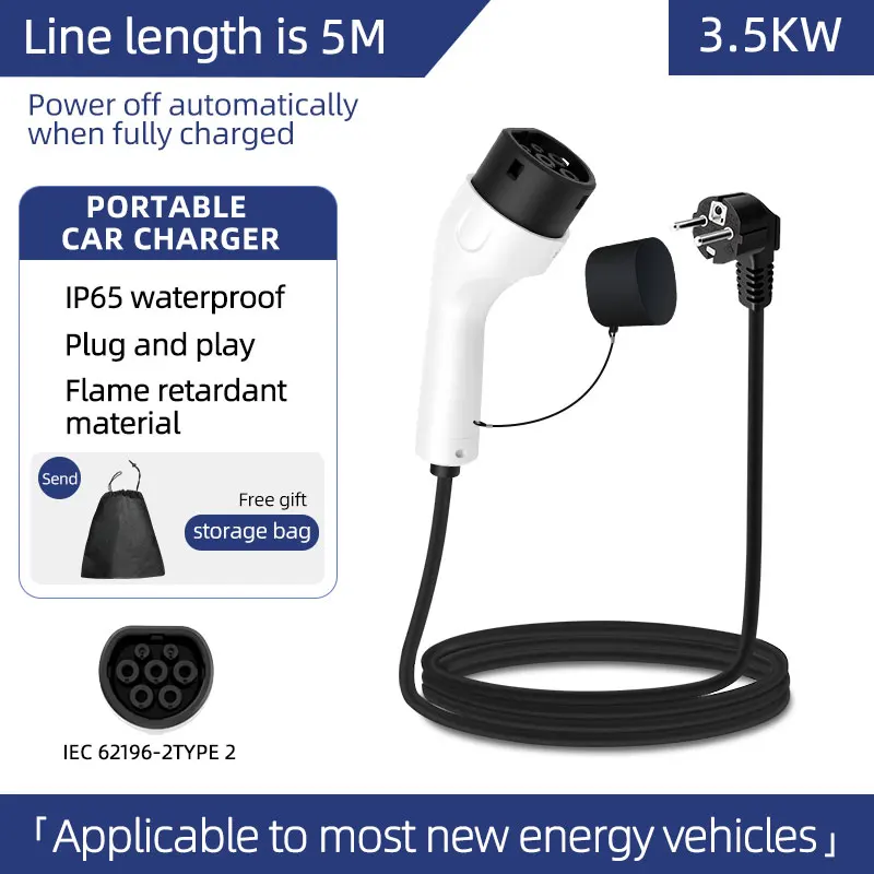 ROMADA 3.5KW 16A Pengisi Daya  - Ev Charger Adapter ulasan dan harga