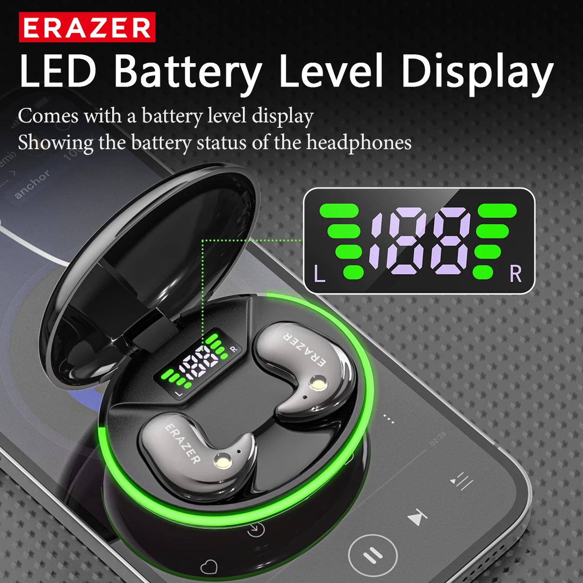 EARZER XF58 Headphone Bluetoot - Type 2 Charger ulasan dan harga