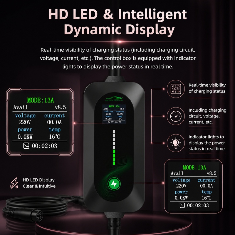 ROMADA 3.5KW Pengisi Daya Kend - Portable Ev Charger ulasan dan harga