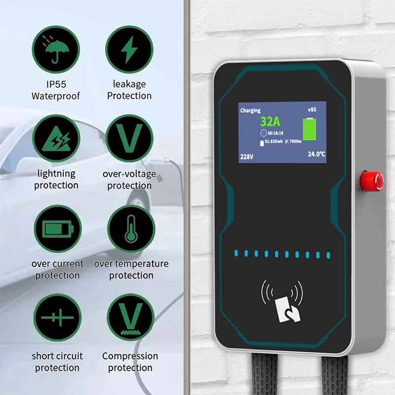 WUFEN EVSE Wallbox Pengisi Day - Wallbox Ev ulasan dan harga