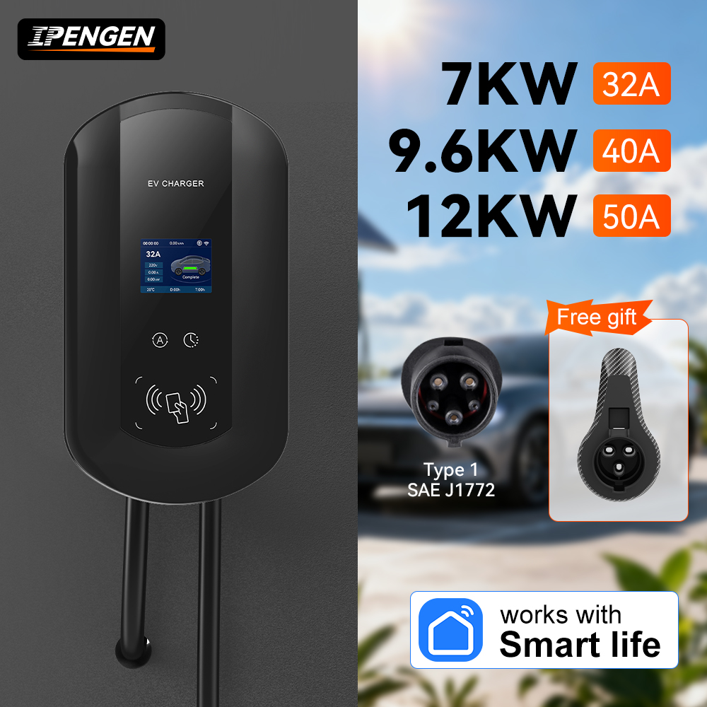 IPENGEN 32A/40A/50A Stasiun Pe - Wallbox Ev ulasan dan harga